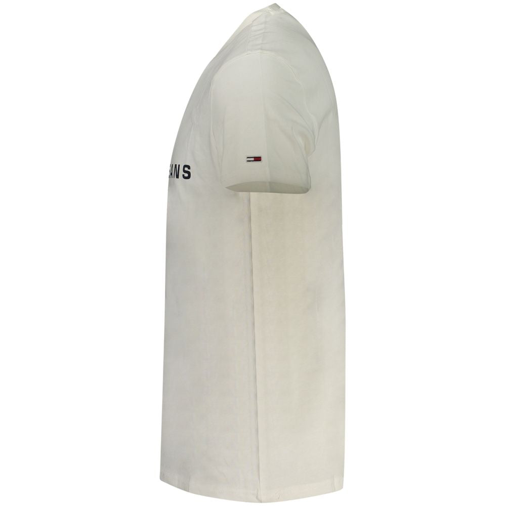 T-shirt homme en coton blanc Tommy Hilfiger