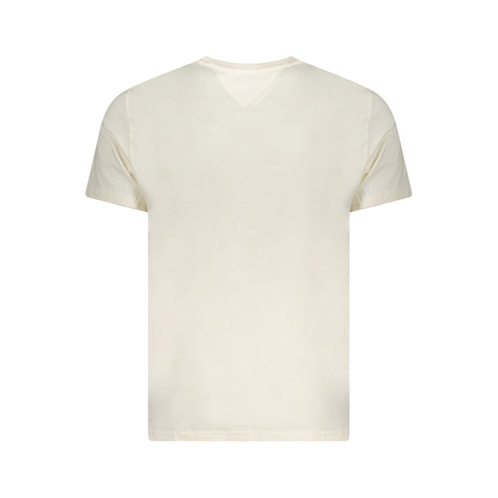 T-shirt homme en coton beige Tommy Hilfiger