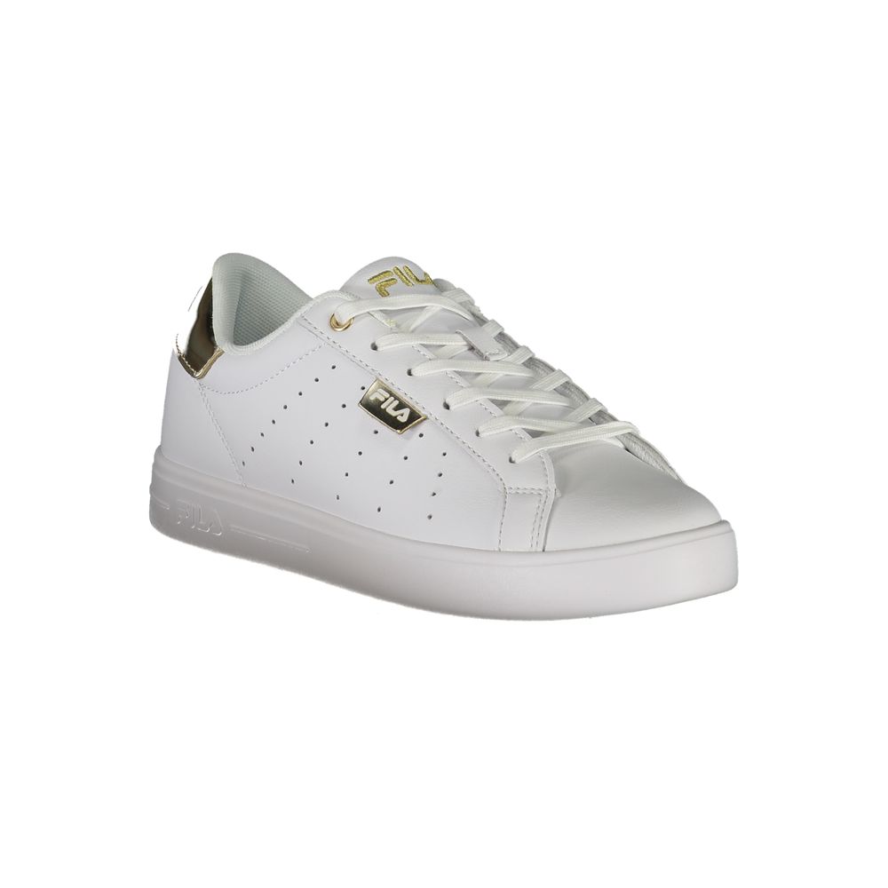 Baskets Fila à lacets de luxe avec accents dorés