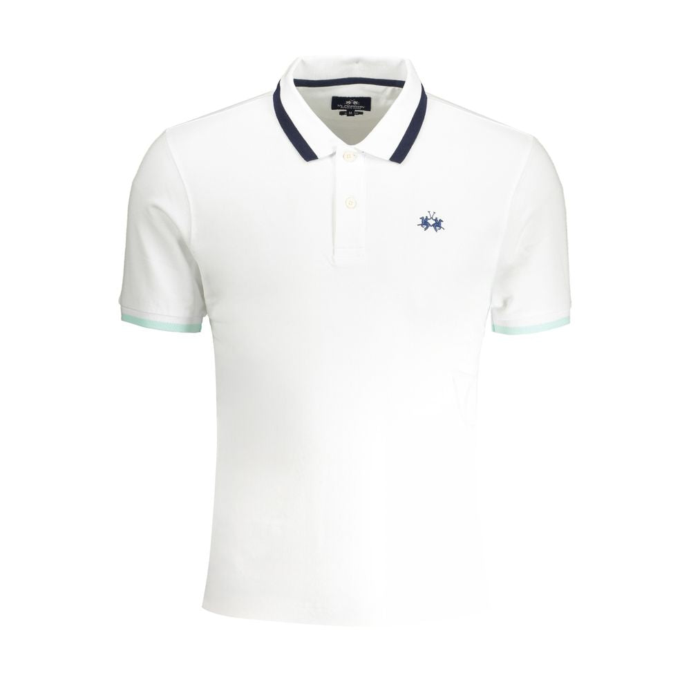 Polo en coton blanc La Martina