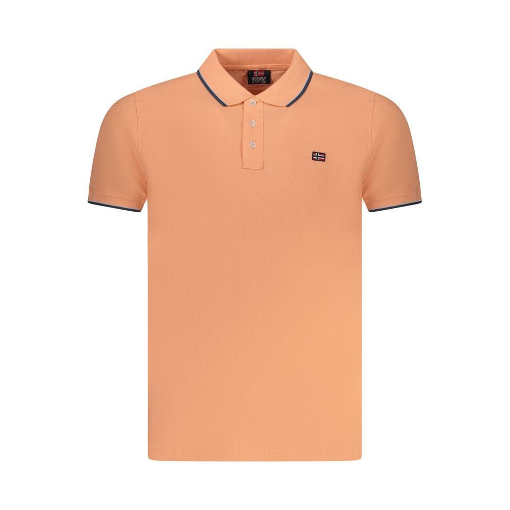Polo homme en coton rose Norvège 1963