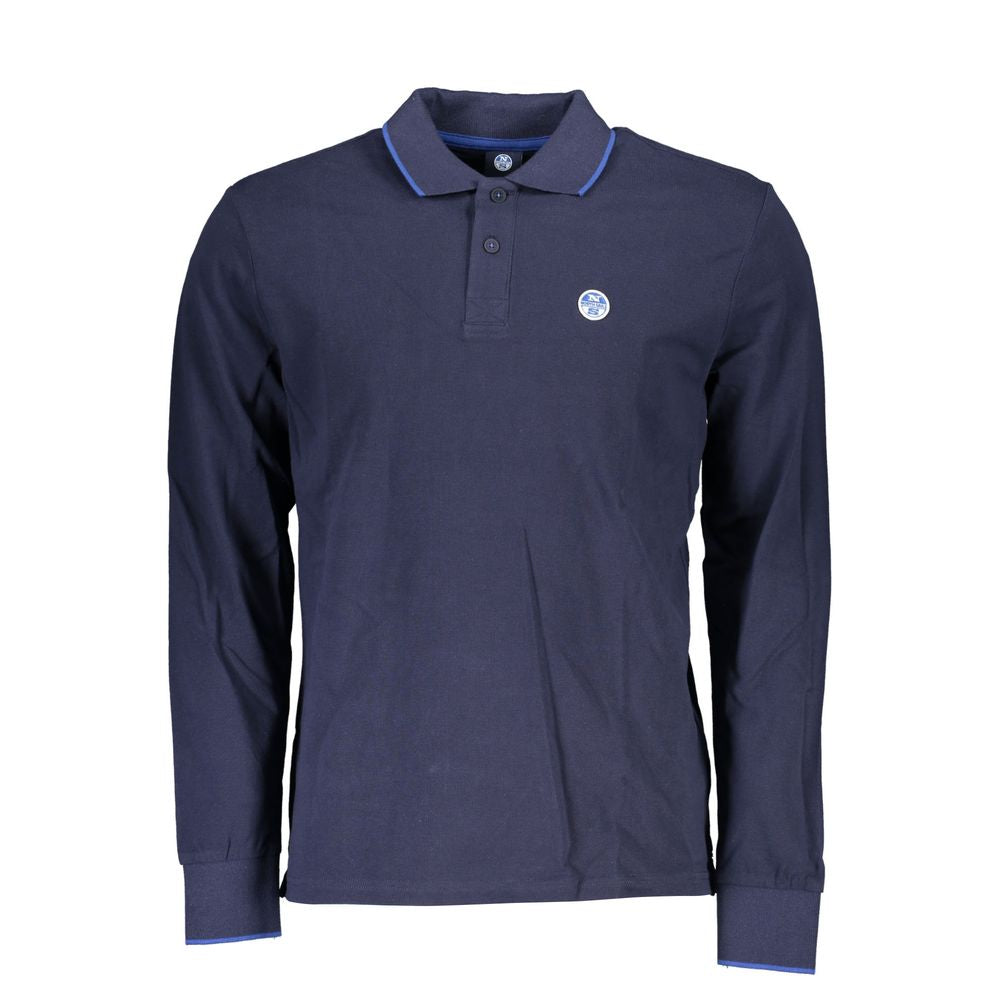 Polo North Sails bleu en coton pour homme