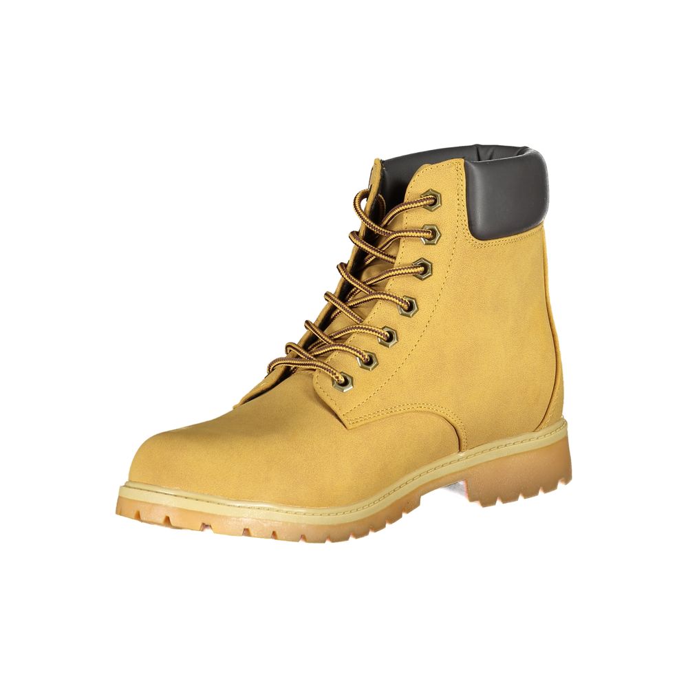 Bottines à lacets contrastées jaune vif Fila