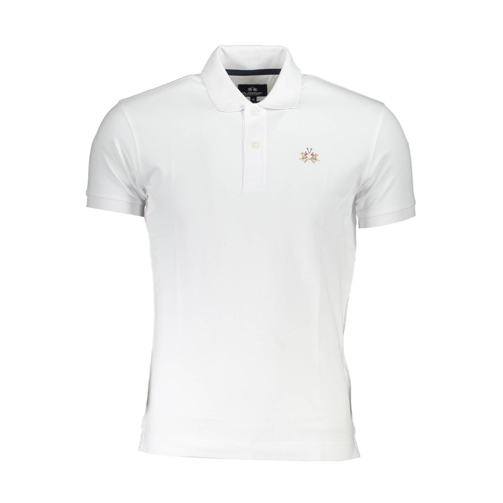 Polo slim sophistiqué La Martina avec détails contrastés