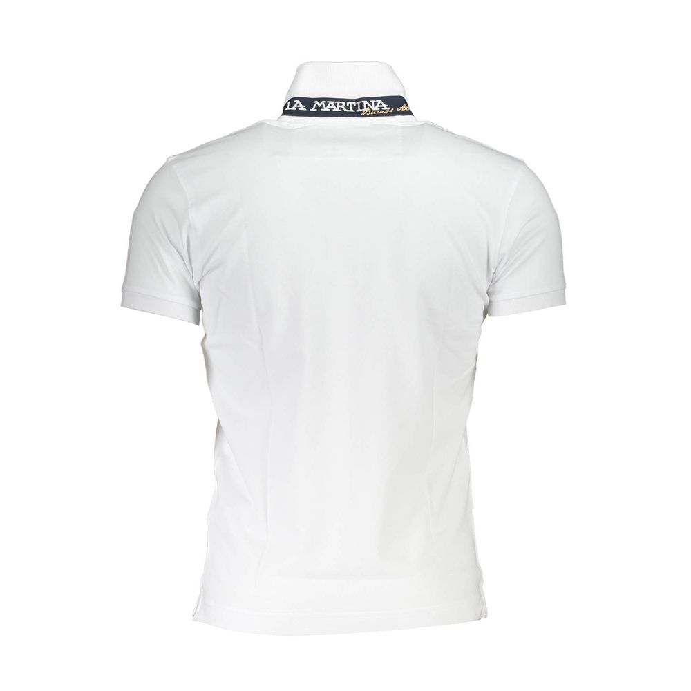 Polo slim sophistiqué La Martina avec détails contrastés