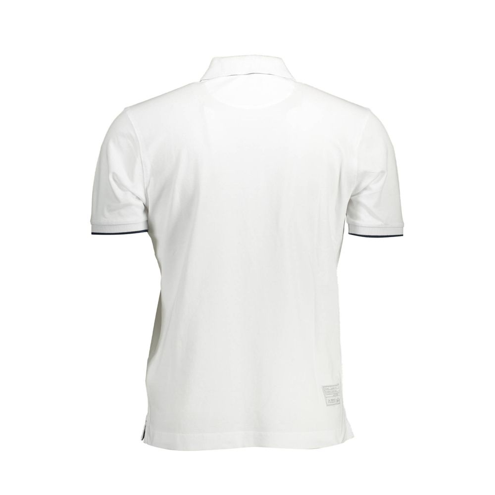 Polo blanc élégant à manches courtes La Martina pour homme