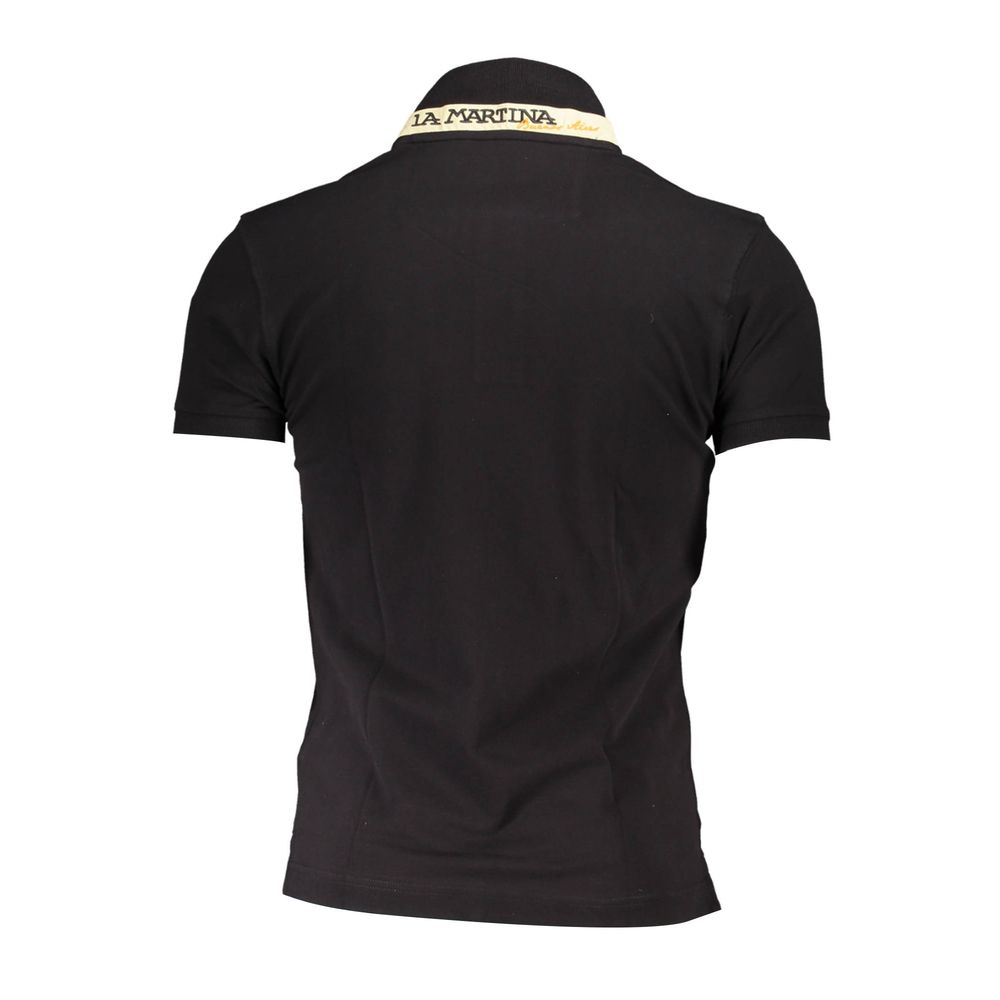 Polo La Martina coupe slim avec détails contrastés