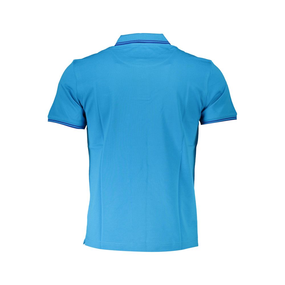 Polo homme en coton bleu clair Harmont &amp; Blaine