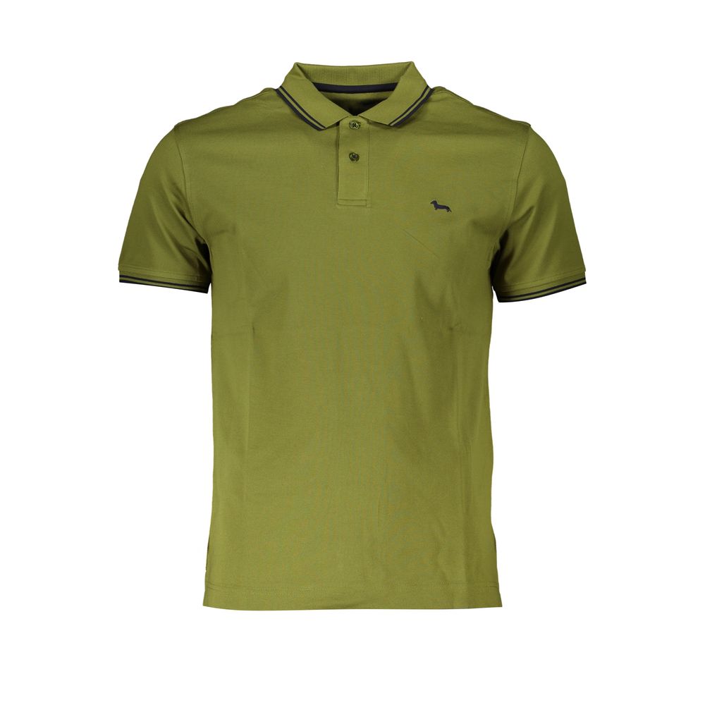 Polo contrasté vert vif Harmont &amp; Blaine