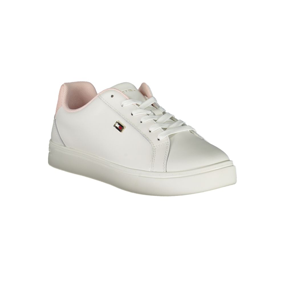 Baskets blanches en polyester Tommy Hilfiger