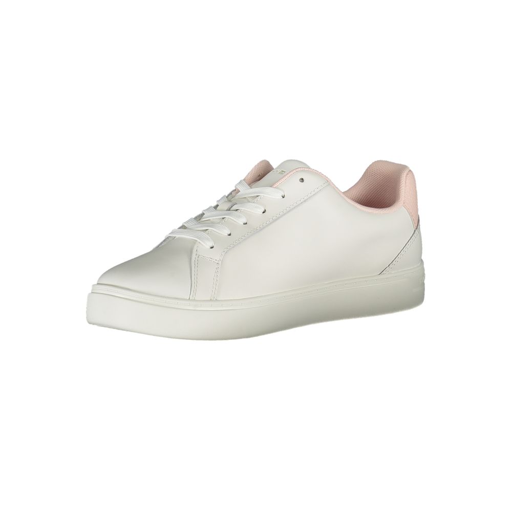 Baskets blanches en polyester Tommy Hilfiger