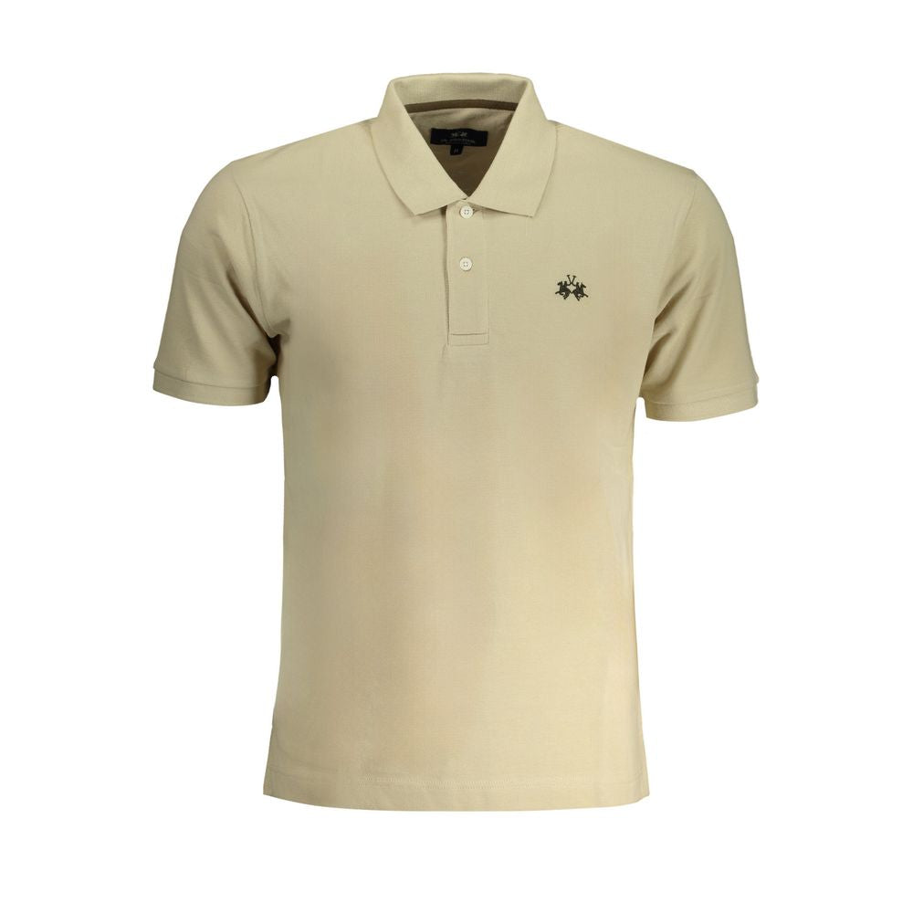 Polo La Martina en coton beige
