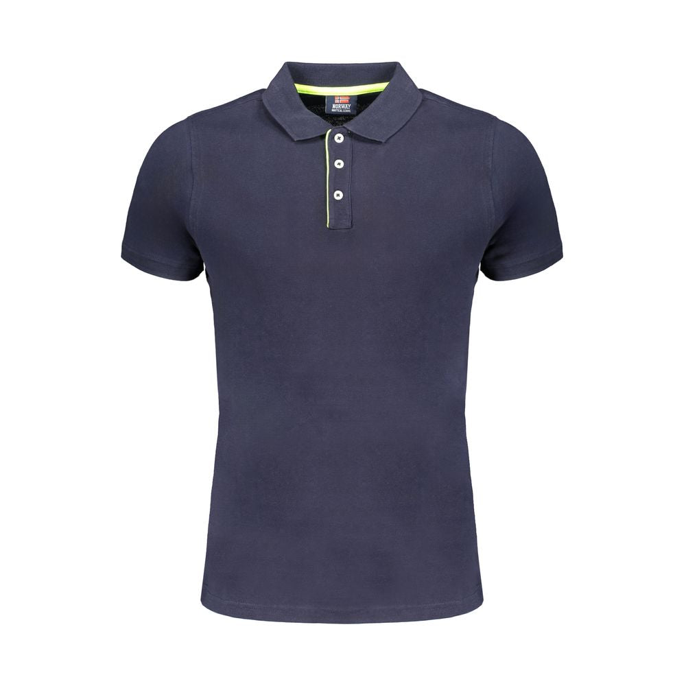 Polo bleu en coton Norvège 1963