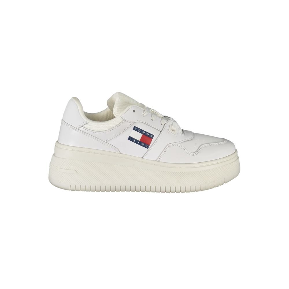 Baskets Tommy Hilfiger en cuir blanc pour femme