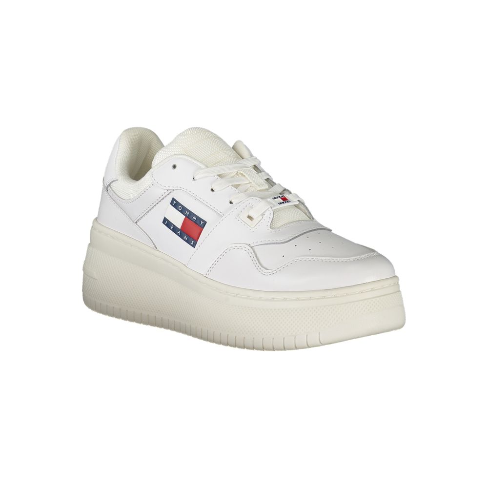 Baskets Tommy Hilfiger en cuir blanc pour femme