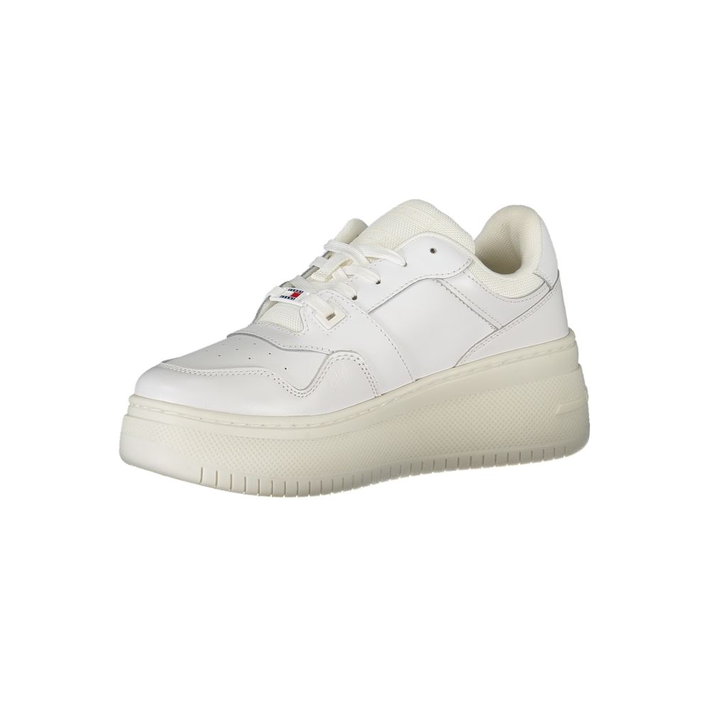 Baskets Tommy Hilfiger en cuir blanc pour femme