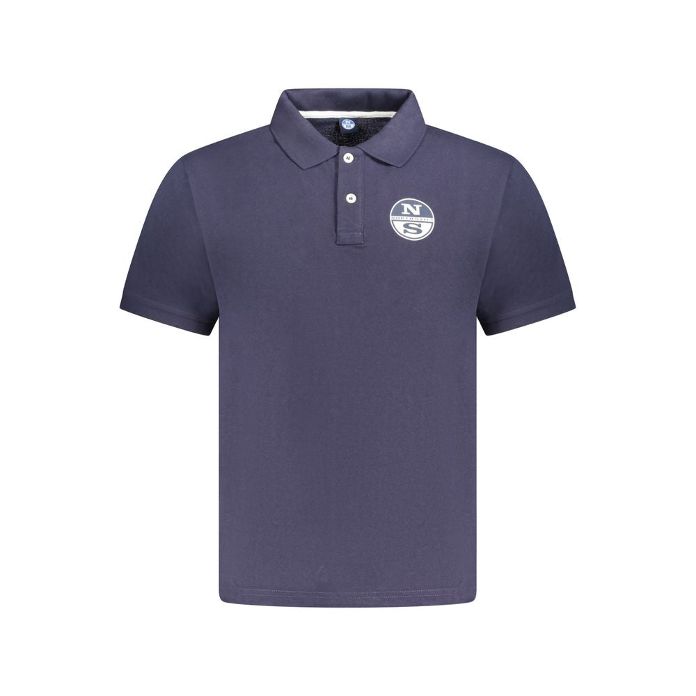 Polo North Sails bleu en coton pour homme