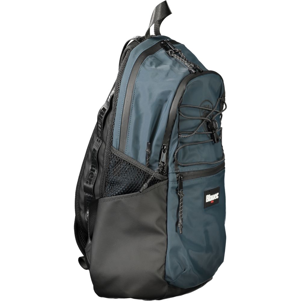 Sac à dos en polyester vert Blauer