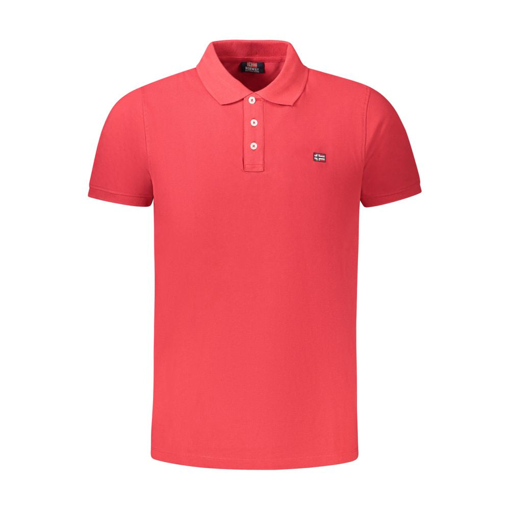 Polo rouge en coton Norvège 1963