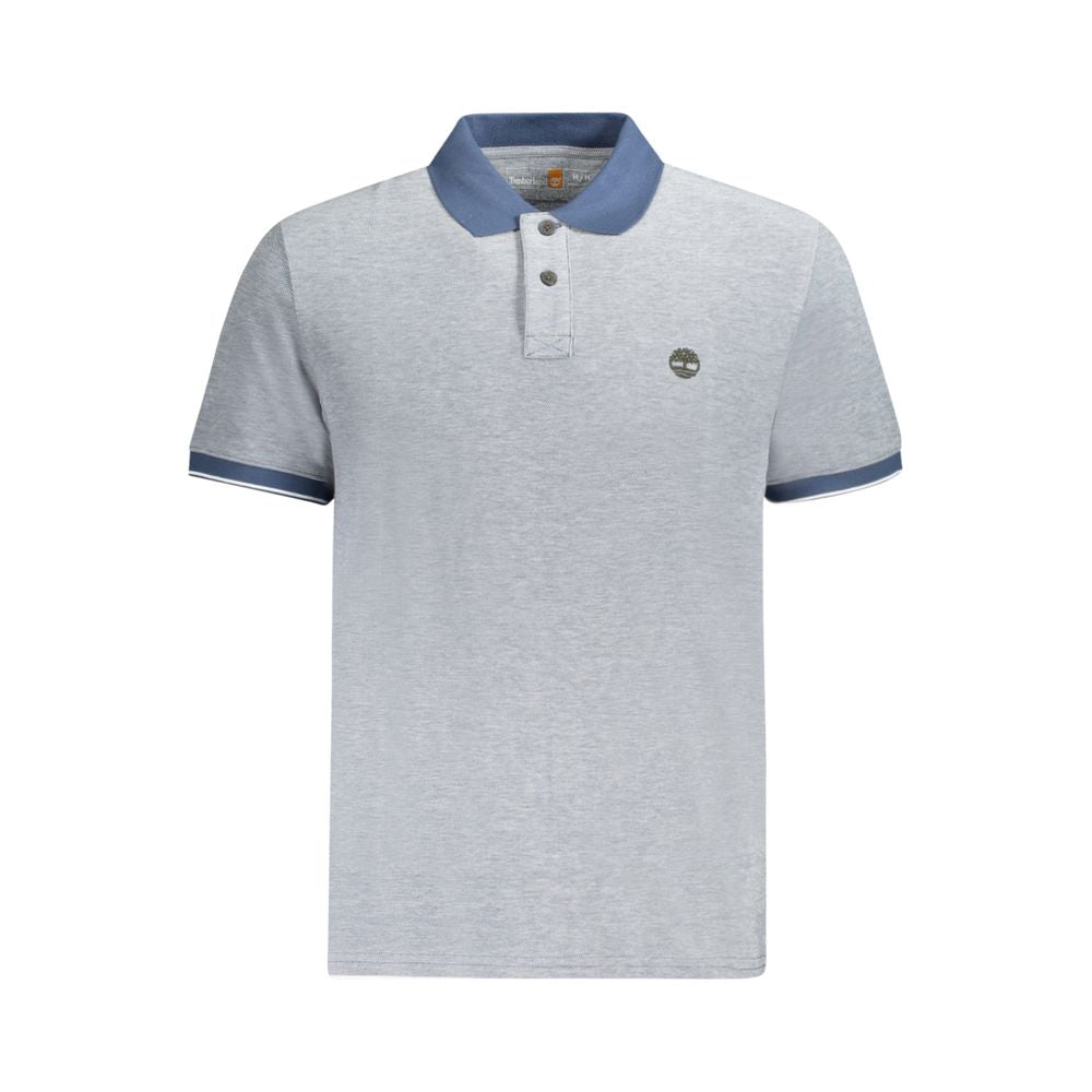 Polo en coton bleu Timberland