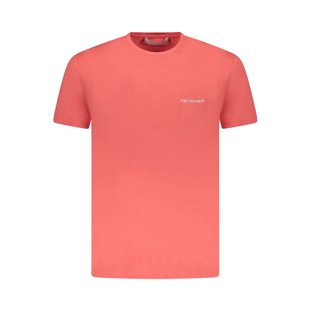 T-shirt homme en coton rose Trussardi