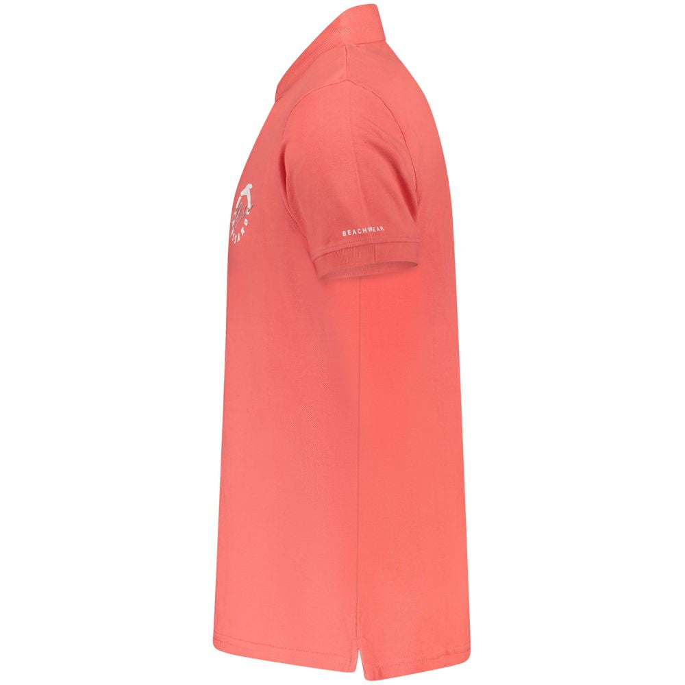 Polo Trussardi en coton rose pour homme