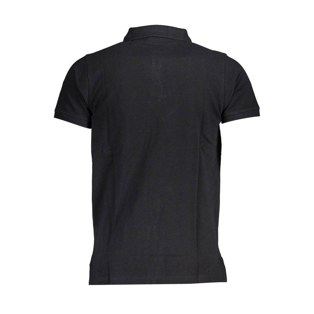 Polo homme en coton noir Norvège 1963
