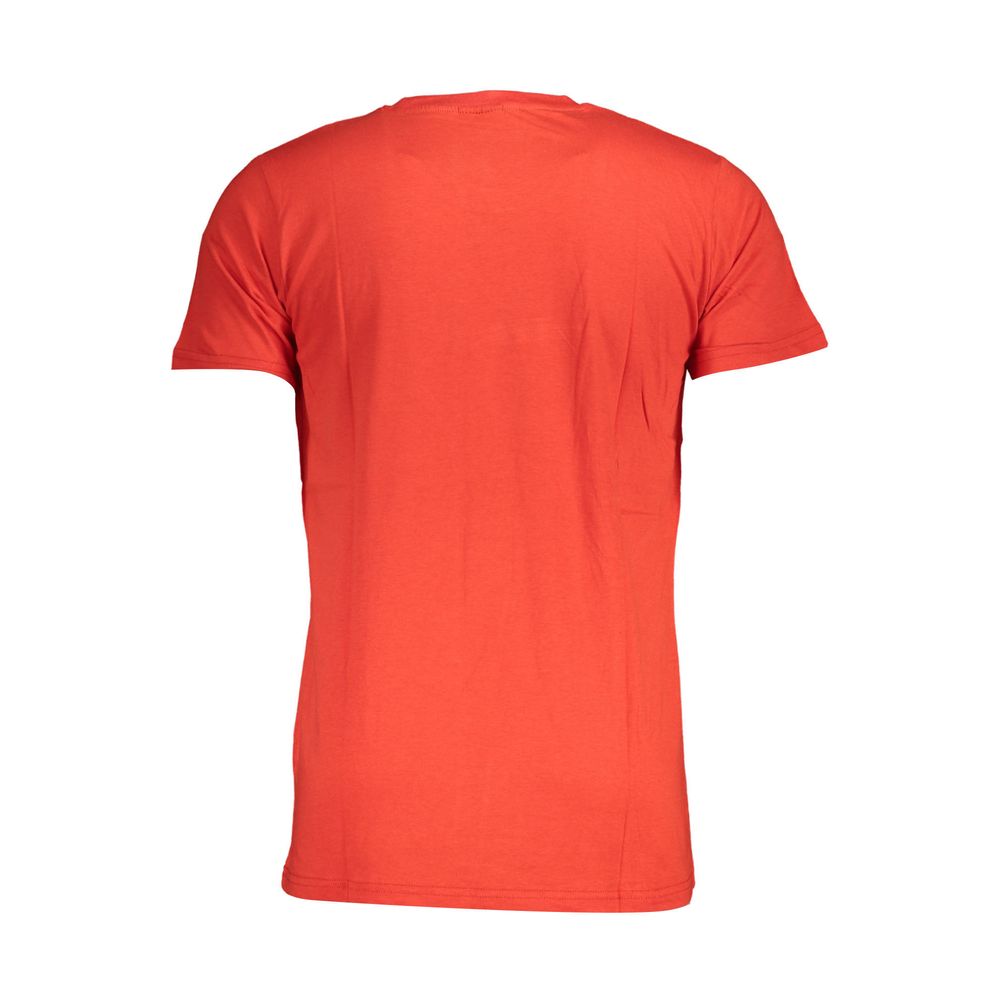 T-shirt homme en coton rouge Norvège 1963