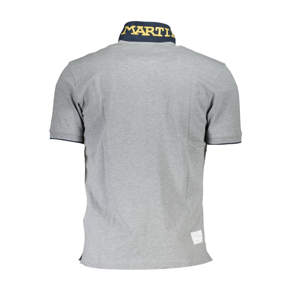 Polo homme en coton marron La Martina