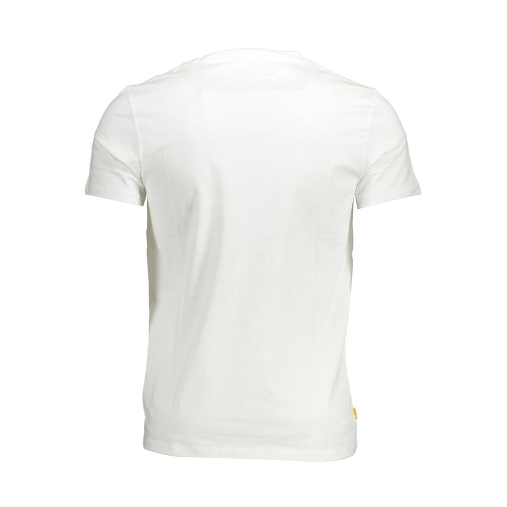 T-shirt Timberland blanc en coton biologique pour homme