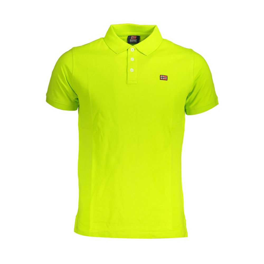 Polo homme en coton jaune Norvège 1963