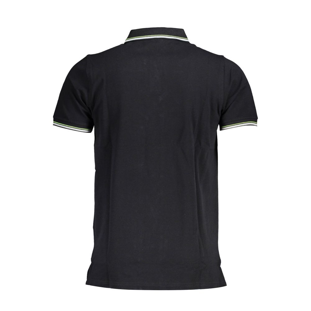Polo homme en coton noir Norvège 1963