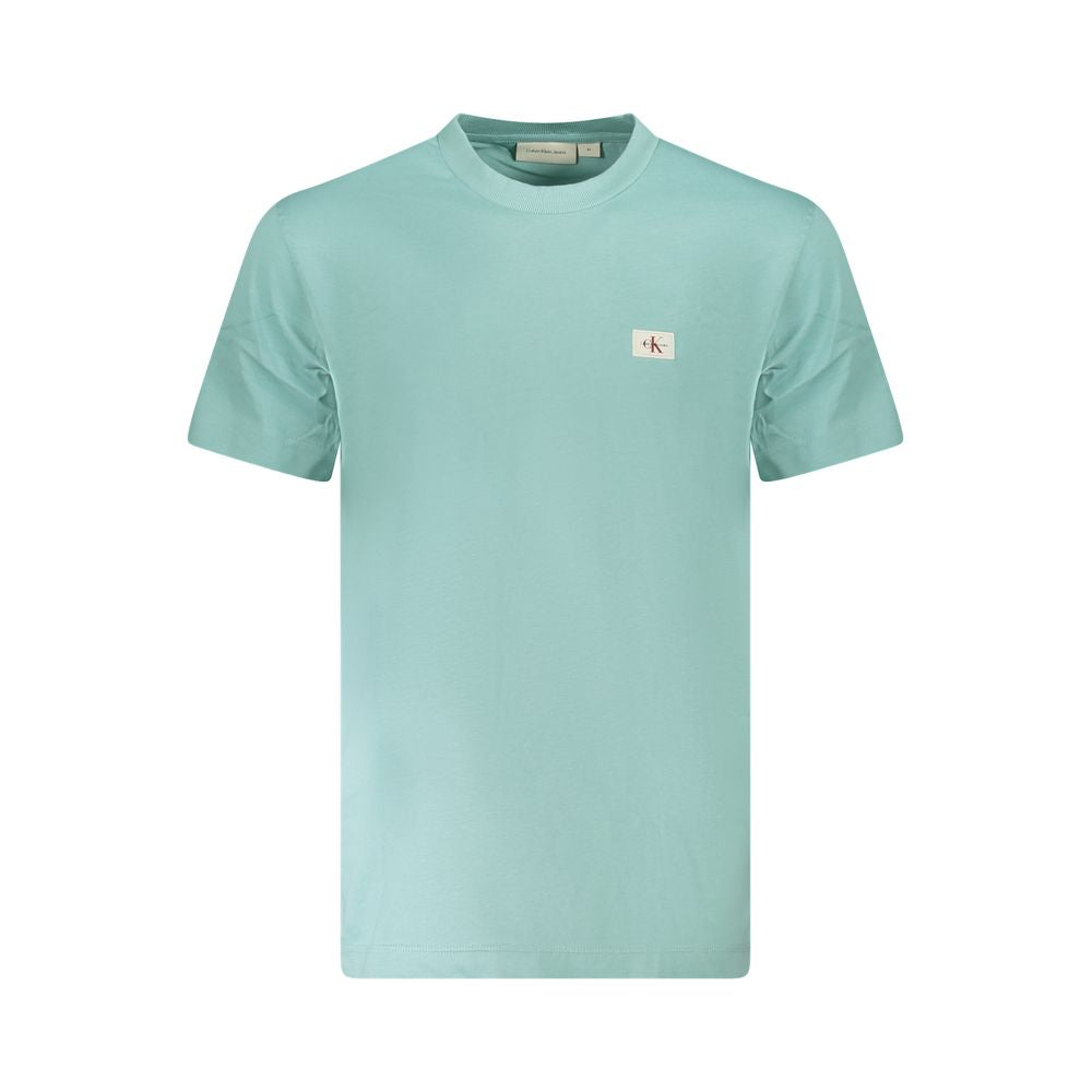 T-shirt homme en coton bleu clair Calvin Klein