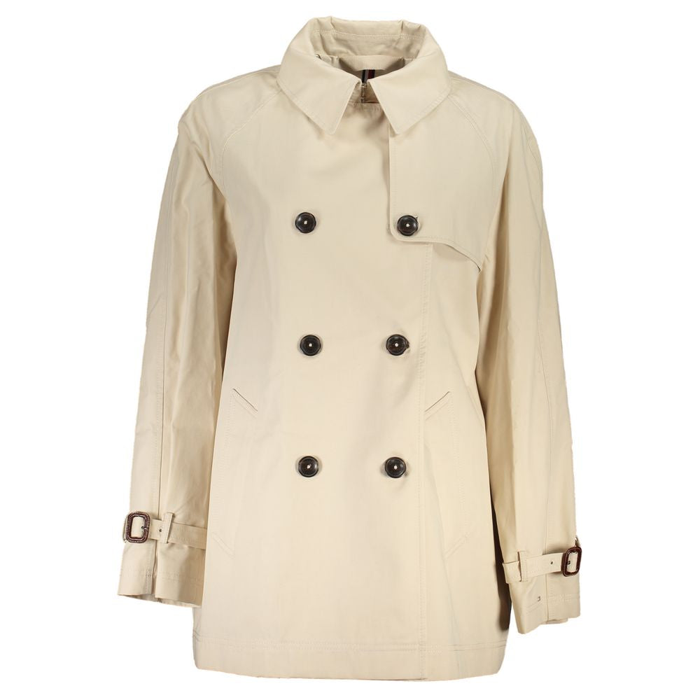Vestes et manteaux en coton beige Tommy Hilfiger