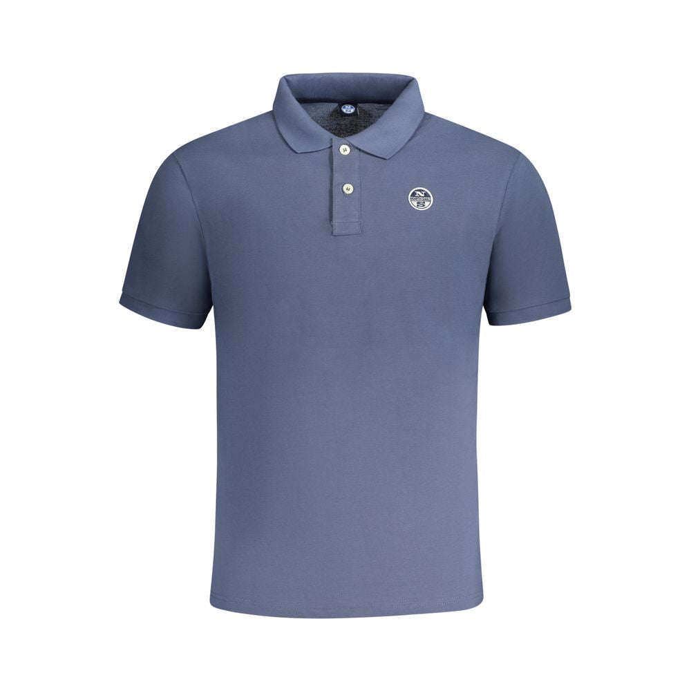 Polo North Sails bleu en coton pour homme
