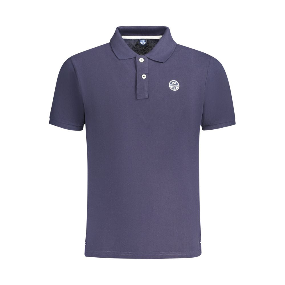 Polo North Sails bleu en coton pour homme
