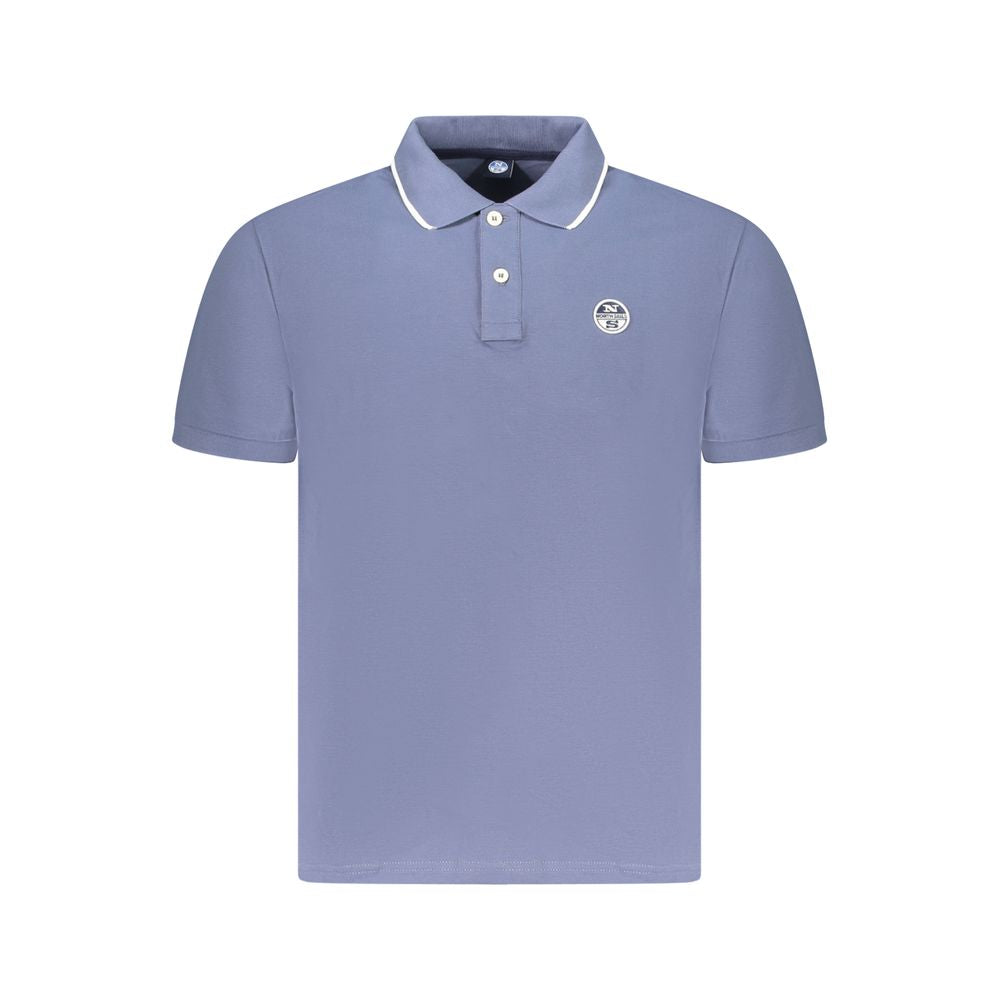 Polo North Sails bleu en coton pour homme