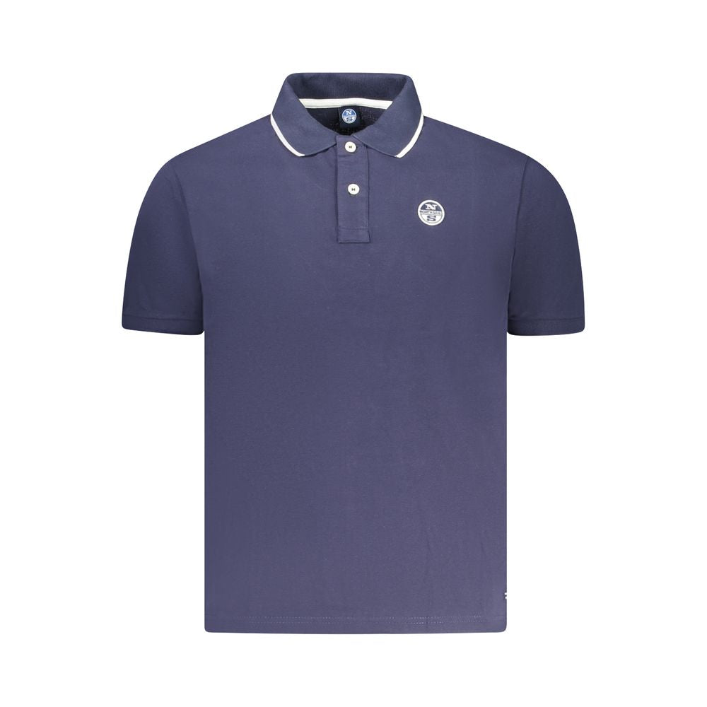 Polo North Sails bleu en coton pour homme