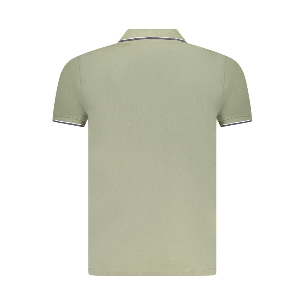 Polo homme en coton vert Norvège 1963