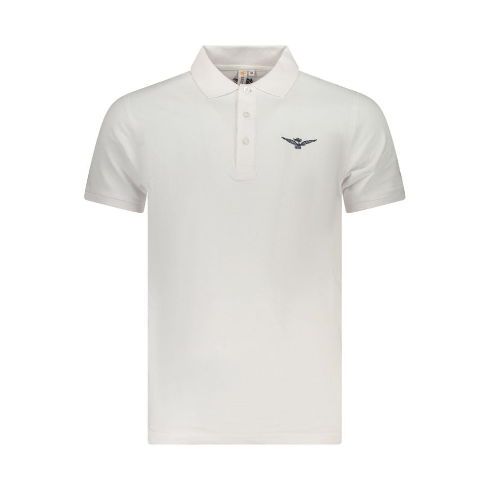 Polo en coton blanc de l'Académie militaire