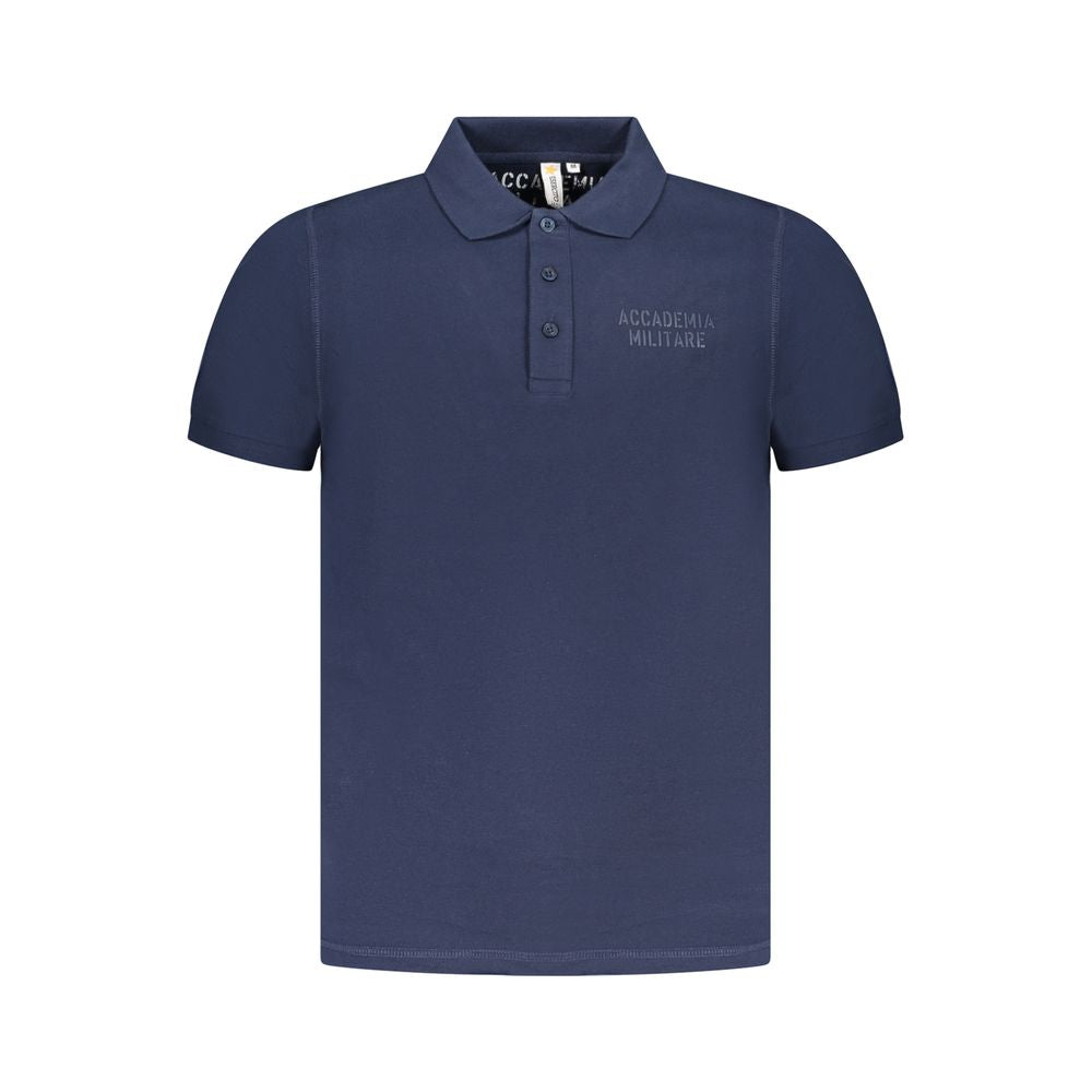 Polo en coton bleu Accademia Militare