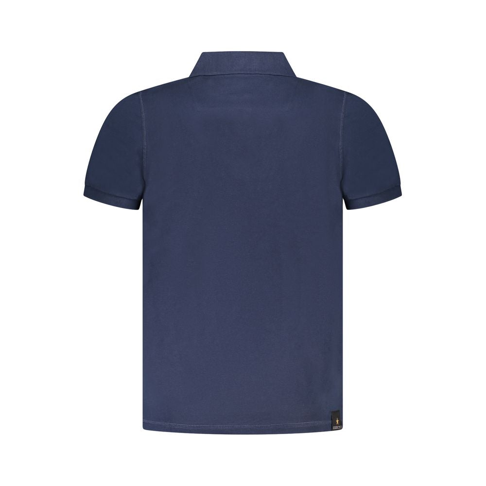 Polo en coton bleu Accademia Militare