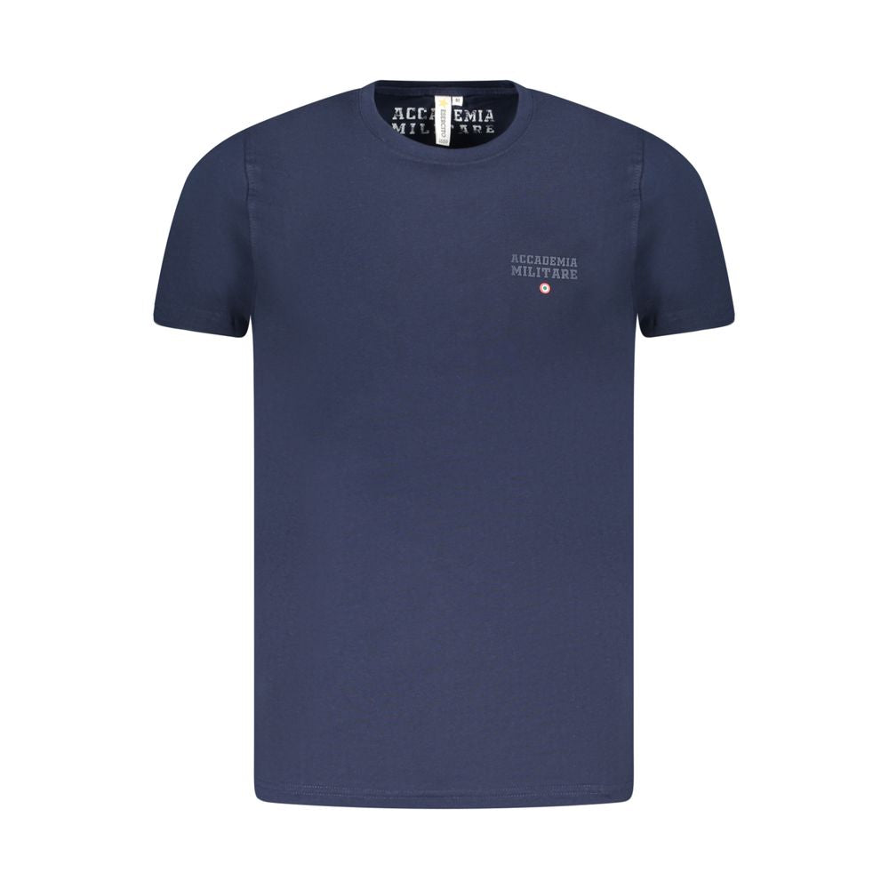T-shirt en coton bleu Accademia Militare