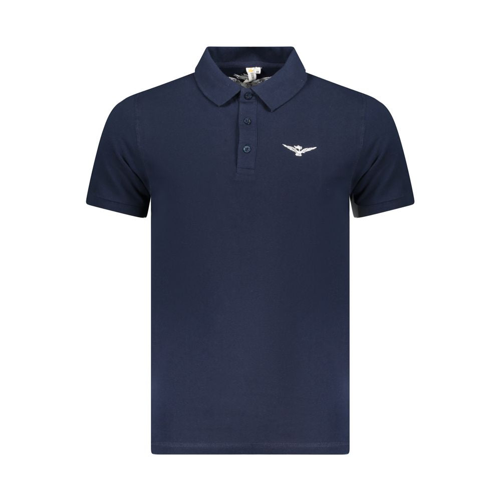 Polo en coton bleu Accademia Militare