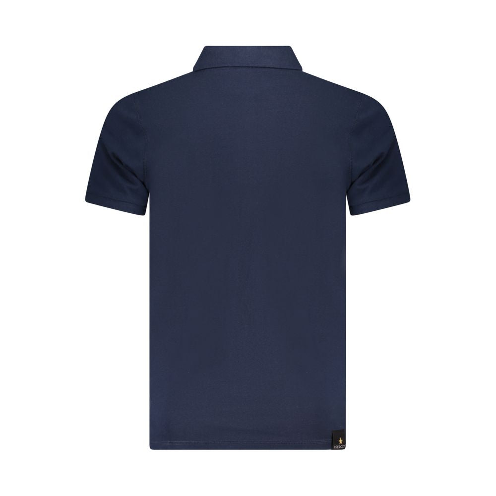 Polo en coton bleu Accademia Militare