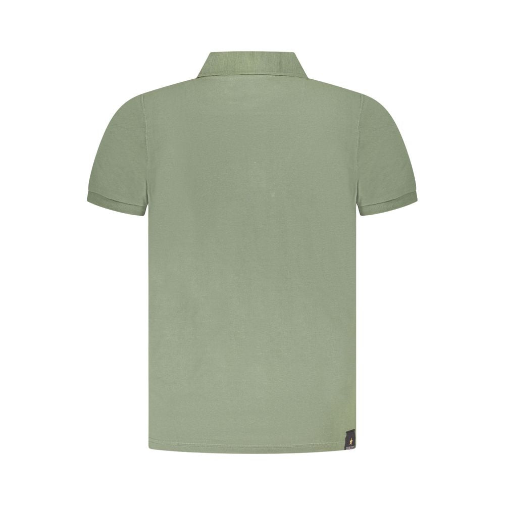 Polo en coton vert Accademia Militare