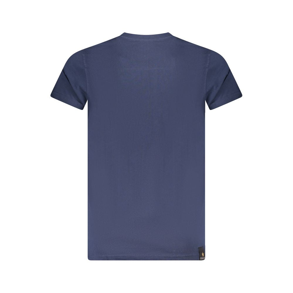 T-shirt en coton bleu Accademia Militare