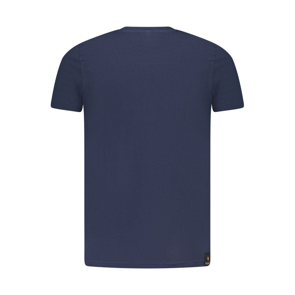 T-shirt en coton bleu Accademia Militare