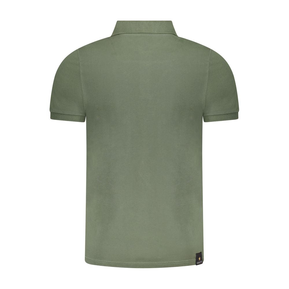 Polo en coton vert Accademia Militare