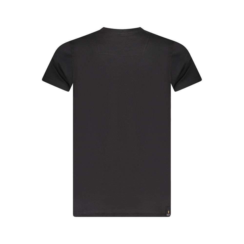 T-shirt en coton noir Accademia Militare